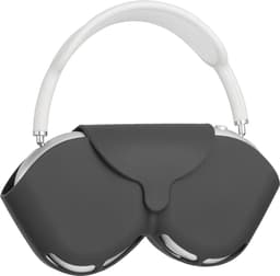 kwmobile cover voor over-ear koptelefoon - geschikt voor Apple AirPods Max / AirPods Max 2 - Van flexibel silicone - In zwart — thumbnail 5