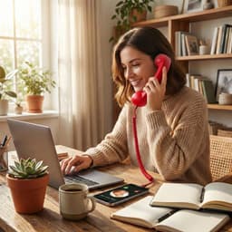 Retro Telefoonhoorn - Geschikt voor iPhone & Android - USB-C Bedrade Telefoonhoorn met Microfoon - Vintage Handset voor Bellen, Videogesprekken, Vergaderingen & Online Conferenties - Rood（2 Stuks） — thumbnail 3