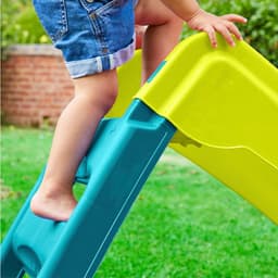 N Fold Junior Slide voor kinderen, voor binnen en buiten, groen, licht, opvouwbaar, snel en eenvoudig op te bergen, peuters van 18 maanden tot 5 jaar — thumbnail 3