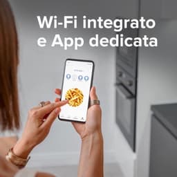 Luchtfriteuse, zwembad, 5,5 l, 1500 W, 8 vooraf ingestelde programma's, touchscreen, wifi, speciale app [energie-efficiëntieklasse A++] — thumbnail 4