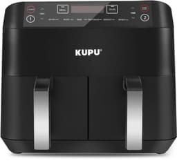 Heteluchtfriteuse, Dual Zone 2x4L, XL Airfryer, 360°luchtcirculatietechnologie, 6-in-1 heteluchtfriteuse, vaatwasmachinebestendige manden, 2460 W, olievrij, hete luchtfriteuse, 40 °C - 210 °C — thumbnail 1