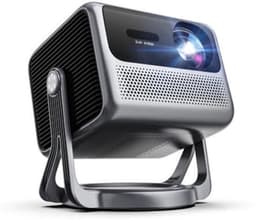 Mini Beamer - Projector - Digitale Beamer - Draagbaar - 1080P - Full HD Projector - Met 90° Gimbal - Auto Focus - Android 11.0 - 600ANSI - Android System - Zwart — thumbnail 1