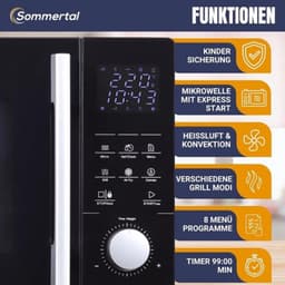 4-in-1 Combi Magnetron - Hetelucht en Grill | 25 Liter — thumbnail 2