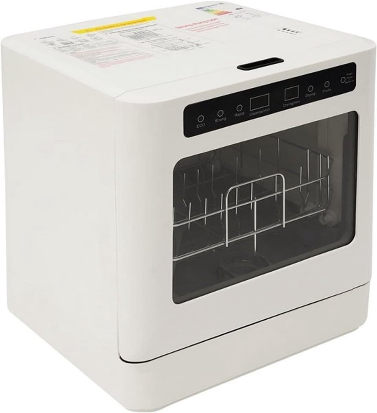 Tafelvaatwasser - Compact model voor 4-6 borden met 4 programma's en LED-display — afbeelding 1
