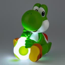 Yoshi GloBuddies Lamp – 15 cm Character Nachtlamp met Verlicht Ei – Paladone — thumbnail 5