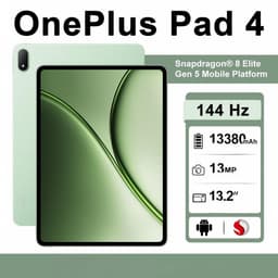 OnePlus Pad 4 - 13,2" WiFi - 12GB + 512GB WiFi - Groen - 13380 mAh — thumbnail 1