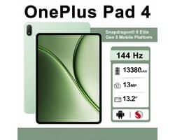 OnePlus Pad 4 - 13,2" WiFi - 12GB + 512GB WiFi - Groen - 13380 mAh