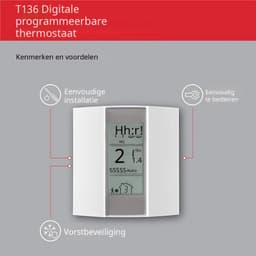 Warmara Thermostaat voor cv - CV Thermostaat - Slimme Thermostaat - Wit - 25cm x 78cm x 83cm — thumbnail 3