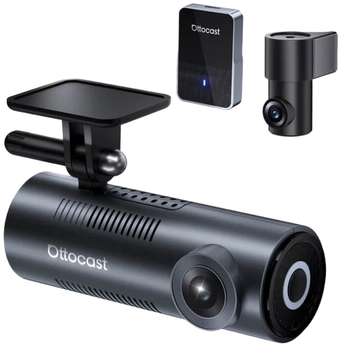 Ottocast OttoSafe Cam CA560– Camera 2K voor/achter en draadloze CarPlay en Android — afbeelding 1