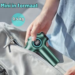 Massage Gun, Massagepistool, 99 Standen, 9 Massagekoppen, groen — thumbnail 4