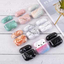 Telestore - hoesje geschikt voor AirPods 5 en AirPods 4 hard case cover - marmer patroon roze - TPU hoesje Beschermhoes - AirPods 5 en 4 Cover - AirPods 5 / 4 hoesje - Geschikt voor Apple AirPods 5 en AirPods 4 — thumbnail 4