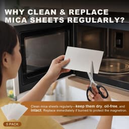 Mica Platen voor Magnetron, 5 x 8 inch, Pack van 5 — thumbnail 5