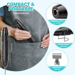 350W Mini Hot Air Gun met Dual Temperatuur en Overload Bescherming — thumbnail 3