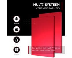 Externe Harde Schijf - Harde Schijf Extern - Externe Harde Schijven- Rood