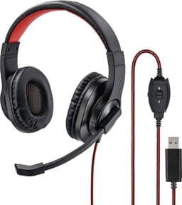 Hama PC-Office-headset "HS-USB400", stereo, zwart — thumbnail 1