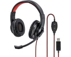 Hama PC-Office-headset "HS-USB400", stereo, zwart