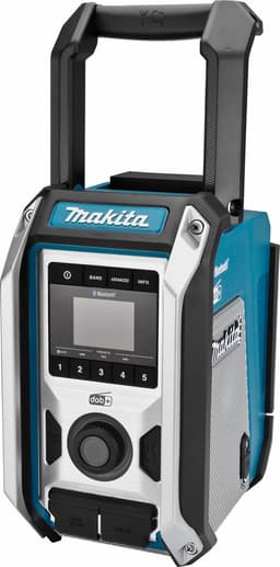 Makita DMR115 accu bouwradio - FM DAB/DAB+ Bluetooth - Bass subwoofer - voor 10,8/12V CXT & 14,4/18V LXT accu's en 230V netstroom — thumbnail 1
