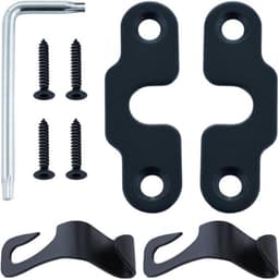 Reparatieset voor zonnewering geschikt voor Jeep Wrangler JK 2018-2022 en Gladiator 2020-2022 met 2 aluminium vizierclips voor eenvoudige montage en duurzame fixatie — thumbnail 1