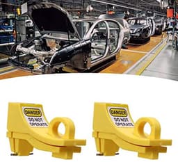 stuks stroomonderbrekervergrendelingsapparaat, miniatuur stroomonderbrekervergrendeling met hoge mechanische sterkte, nylon pin-out stroomonderbrekervergrendeling voor Loto-stationvergrendeling, tag-out — thumbnail 5