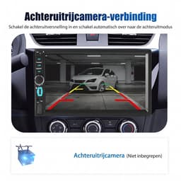 ESSGOO Autoradio 2 Din - 7 Inch Touchscreen - MP5 - Apple CarPlay & Android Auto - Bluetooth, USB, AUX, SWC — thumbnail 3
