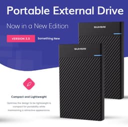 Externe harde schijf 1TB - USB 3.0 - voor gaming - snelle opslag en uitbreiding - ShopVlot — thumbnail 3
