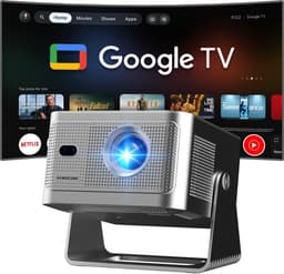 Videoprojector - 1080P - Geïntegreerde 4K tv-stick - Automatische focus en trapeziumcorrectie - Voor Thuisbioscoopgebruik — thumbnail 1