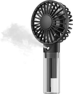 Draagbare vernevelingsventilator - Oplaadbare handventilator met 32 ml watertank - Mini handventilator voor verkoeling tijdens reizen, buitenactiviteiten, make-up en kamperen. — thumbnail 1