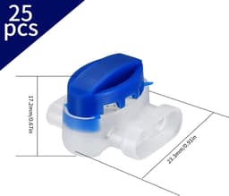 SnelShoppen - 25 Stuks Robotic Grasmaaier Kabels | Waterdichte Klemmen voor Grensdraad, Geschikt voor Automowers en Reparatieset — thumbnail 5
