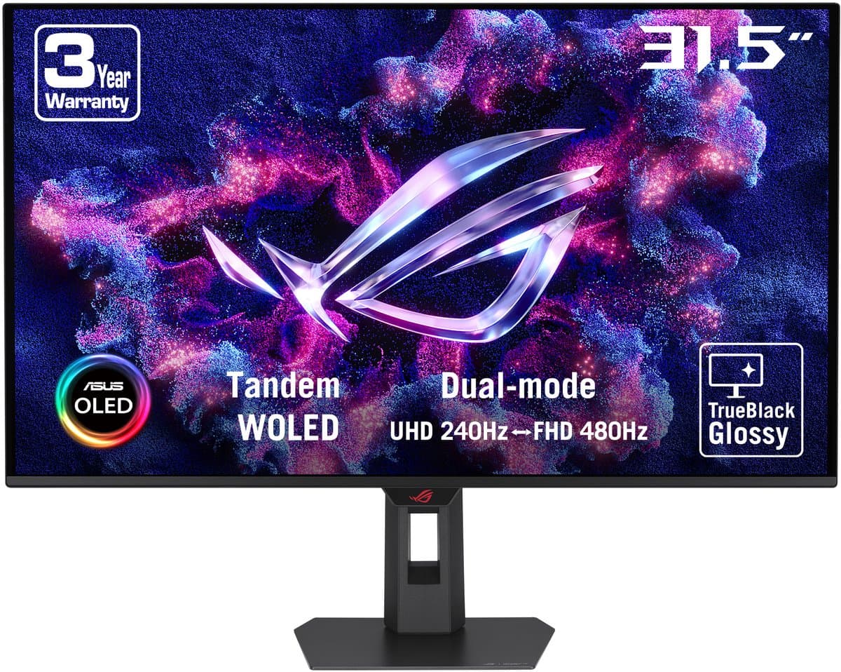 ASUS ROG Strix OLED XG32UQWMS - 4K UHD Tandem OLED - 0.03ms - 4K 240Hz, FHD 480Hz Dual Mode - 32 Inch — afbeelding 1