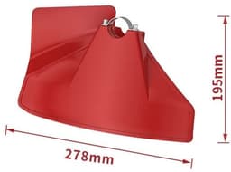 Beschermhoes geschikt voor grasmaaier, beschermhoes geschikt voor grastrimmer, plastic beschermhoes geschikt voor grasmaaier, geschikt geschikt voor grasmaaiers — thumbnail 2