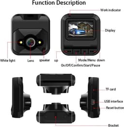 Auto Recorder - Mini DVR - Veilig Rijden - Full HD Nachtzicht - 1.5 Inch Display - Zwart — thumbnail 2