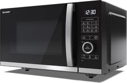 Magnetron met Grill - Oven Combimagnetron - Snel Eten Opwarmen - Met Ontdooifunctie - 25 Liter - Zwart — thumbnail 3