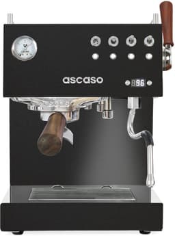 Ascaso Steel Duo Plus Espresso machine, semi-pro - Zwart/Hout — thumbnail 1