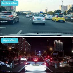 Dash Cam Spiegel Dash Camera Voor en Achter 1080P Full HD Video Auto Rijden Recorder Groothoek Dual Lens Dashboard Camera DVR met G-Sensor, Loop Recording Parking Mode Bewegingsdetectie (blauw) — thumbnail 3