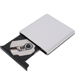 Externe Blu-ray Drive - Optische Drive CD DVD Brander - Films Kijken - Aluminium Behuizing - 14.7 cm - Zilver — thumbnail 2