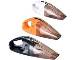 Draagbare Auto Stofzuiger - Handstofzuiger Nat Droog - Auto Reinigen - Draadloos en Stil - 35x10x9.5cm - Zwart