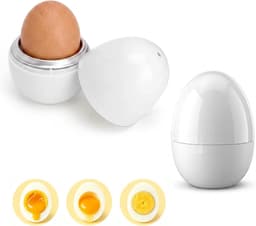 Magnetron Eierreider voor 1 Ei - 2x Magnetron Eierreider - Veilig koken - Gezond ontbijt in 4-10 minuten - SnelShoppen — thumbnail 1