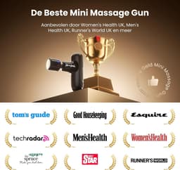 Massage Gun met Warmte en Koude – 5 Snelheden – 5 Massagekoppen – USB-C Oplaadbaar – Compact — thumbnail 2