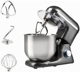 SP® Deegmachine - Kneedmachine - Mixer met Kneedhaak - Grijs - 34cm x 25cm x 38cm — thumbnail 1