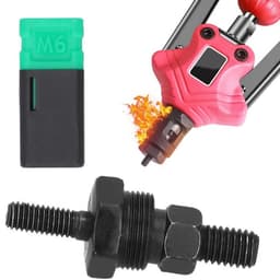 Rivet Nut Gun-kop - M6 Draadvervanging - Hoogwaardig materiaal - Zwart - Rivet Gun Gereedschap - Geschikt voor handmatig gebruik - Kwaliteit — thumbnail 2