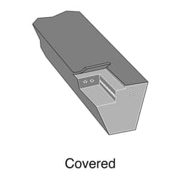 Vervangende Riem - Aandrijfriem - Grasmaaier Onderhoud - Overdekt Type - 54 1/2 Inch - Zwart — thumbnail 2