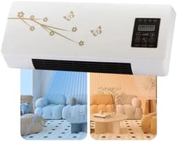 Wandairconditioner - Mini Split Unit - Ruimte Koelen - Stille Werking - 2000W - Wit — thumbnail 1