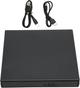 Externe dvd-speler - Dvd-station - Bestanden Lezen - Schokbestendig ontwerp - USB 2.0 - Zwart — thumbnail 2