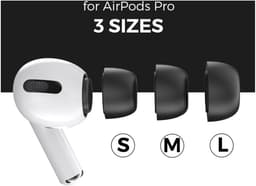 3 Pack Memory Foam S / M / L Dopjes Oordopjes Vervanging Tips Geschikt voor AirPods Pro (1e & 2e Generatie) — thumbnail 3