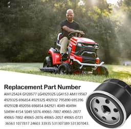 Oliefilter 4 Stuks 2 1/4 Inch - Voor Briggs en Stratton - Hoge kwaliteit - Ideaal voor grasmaaier onderhoud - ShopVlot — thumbnail 2