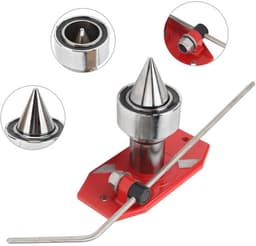 Bladbalancer Hoge Sterkte - Muurbevestiging - Verstelbare Peilstok - Trekmagneet 120 lb - Compatibel met -Matic - Geschikt voor mesgatmaten 5/16" tot 1-1/2 - Messenbalancer — thumbnail 4