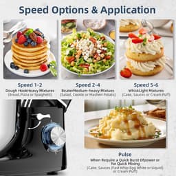 SnelShoppen - Cheflee Food Processor Zwart - Multifunctionele Keukenmachine met Snijd- en Mixfunctie - Perfect voor Smoothies, Soepen, en Salades - Va — thumbnail 2