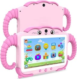 SnelShoppen - Kindertablet 7 Inch - Android Tablet voor Kinderen - WiFi, Bluetooth, 32GB ROM, Quad Core, Educatief, Met Ouderlijk Toezicht, Touchscree — thumbnail 1