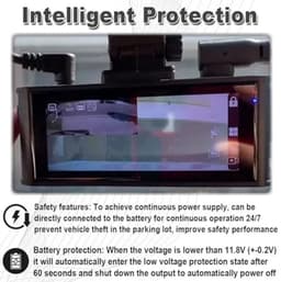 Dash Cam Hardwire Kit voor Dashcams met een USB-C Poort Multi-Size Hardwire Kits Voltage Indicator 24U Monitoring 12V-24V naar 5V met Laag Voltage Bescherming met Conversie A5-A8 — thumbnail 5