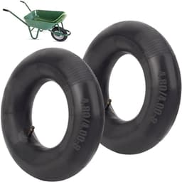 SnelShoppen - Wielbarrow Binnenbanden 4.80/4.00-8 - 2 Stuks - Geschikt voor Tuin, Handtruck, Grasmaaier, Duurzaam en Betrouwbaar — thumbnail 1